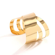 Modern Glamour Gold Cuff Bracelet